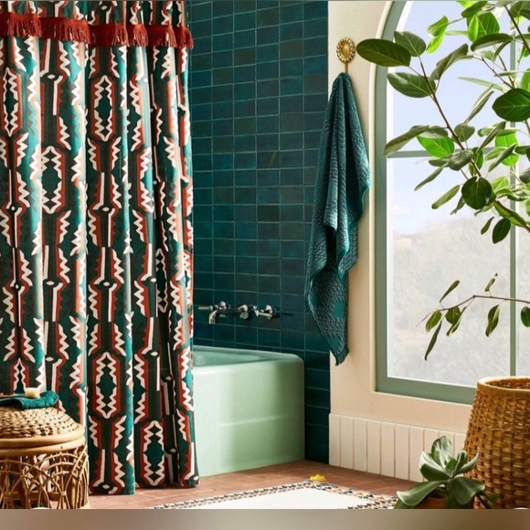 Opalhouse Bath Profil Shower Curtain Green Opalhouse Designed With